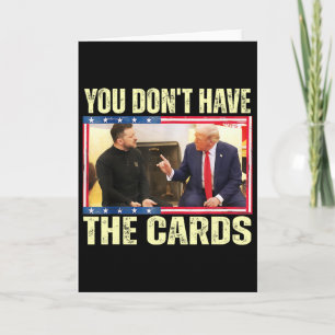 Trump Selensky Retro Du Hast Nicht Die Karten Funn