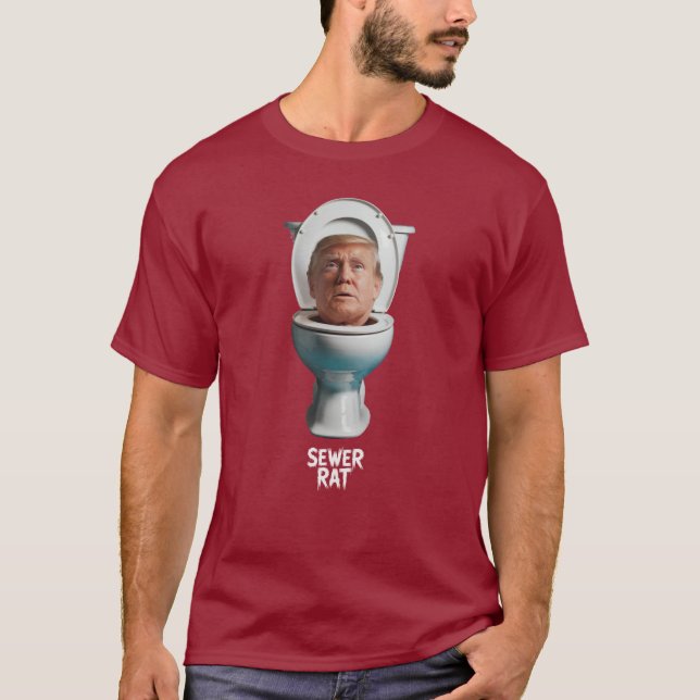 Trump Sewer Rat T-Shirt (Devant)