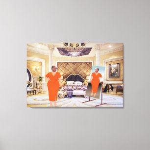 Trump S'habille pour abandonner l'art en toile