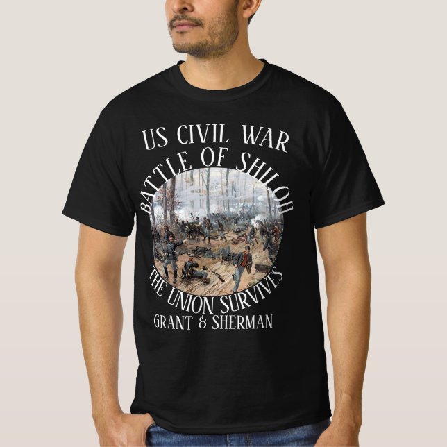 TRUMP SHILOH US CIVIL WAR GRANT & SHERMAN T-Shirt (Vorderseite)