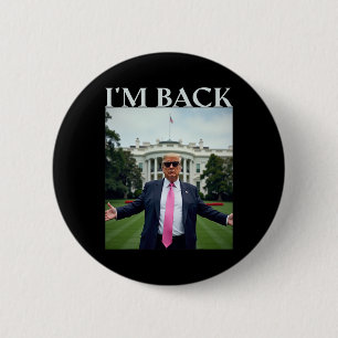 Trump-Shirts für Männer 2025 Trump gewinnt Trump a Button