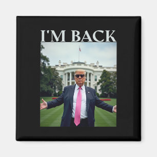 Trump-Shirts für Männer 2025 Trump gewinnt Trump a Magnet