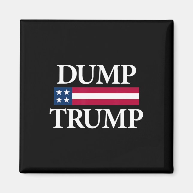 Trump-Shirts schwarz uni erwachsen Moderne politis Magnet (Vorne)