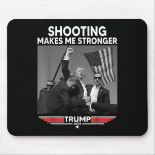 Trump-Shooting macht mich stärker schockieren Mousepad