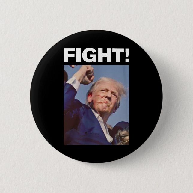 Trump Shot 2024 Button (Vorderseite)