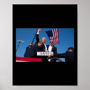 Trump Shot 2024 Poster