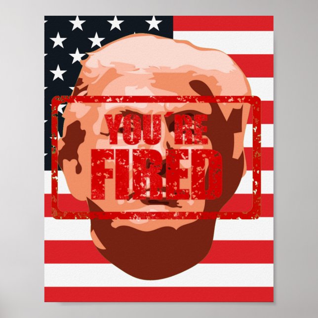 Trump Sie sind ein Party des verbitterten Amtsenth Poster (Vorne)