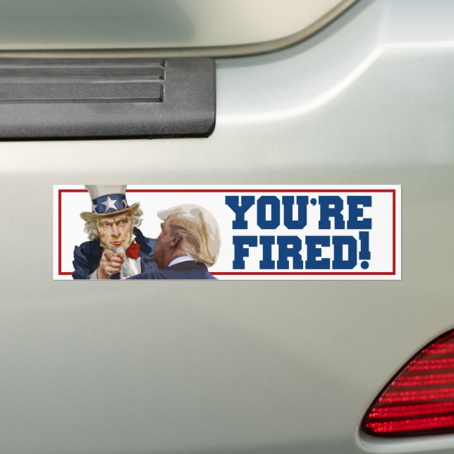 Trump Sie sind Fired Biden 2024 Anti-Trump Autoaufkleber (Auf Auto)