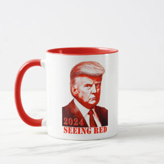 Trump sieht Red Unofficial Tasse Shot Trump 2024