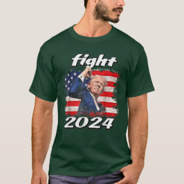 Trump signalisiert den Amerikanern zu kämpfen T-Shirt