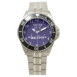 Trump-Signatur 45-47 eWatch-Uhr Armbanduhr