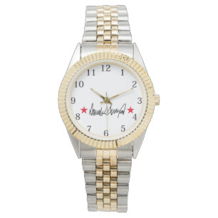 Trump-Signatur Armbanduhr