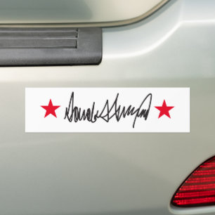 Trump-Signatur Autoaufkleber