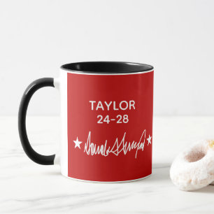 Trump-Signatur personalisierter Name Tasse