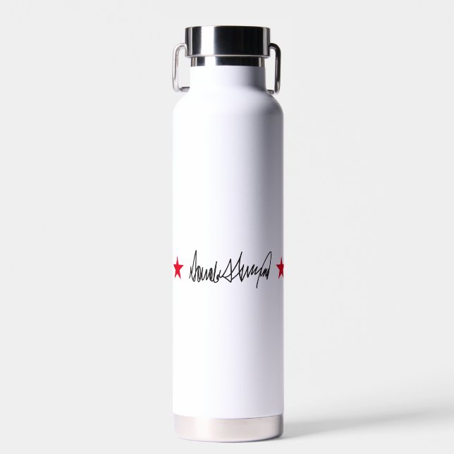 Trump-Signatur Trinkflasche (Vorne)
