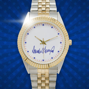 Trump Signature blue stars and red stripes style Armbanduhr