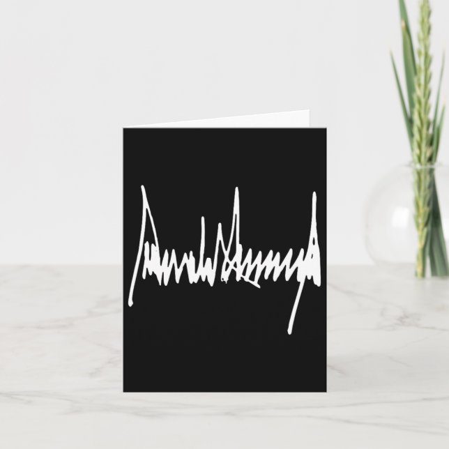 Trump Signature Usa Mega 47. Präsident Pro-trump Karte (Vorderseite)