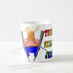 Trump Skis in Jeans Kaffeetasse