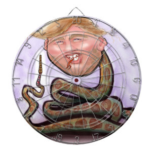 Trump Snake Dart Board Dartscheibe