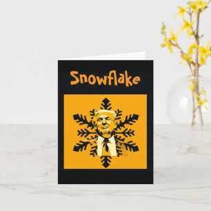 Trump/Snowflake-Grußkarte Karte