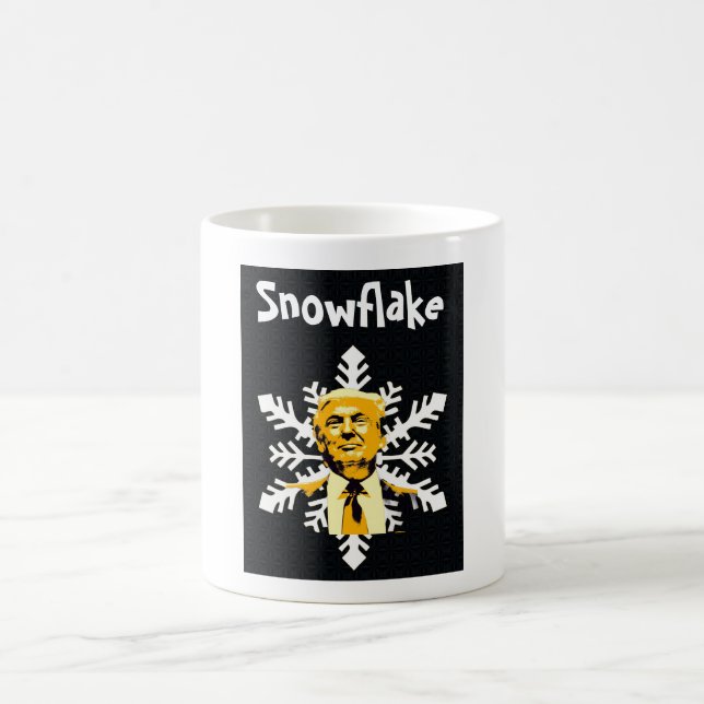 Trump/Snowflake-Kaffee-Tasse Kaffeetasse (Mittel)