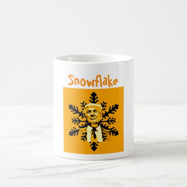Trump/Snowflake-Kaffee-Tasse Kaffeetasse (Mittel)