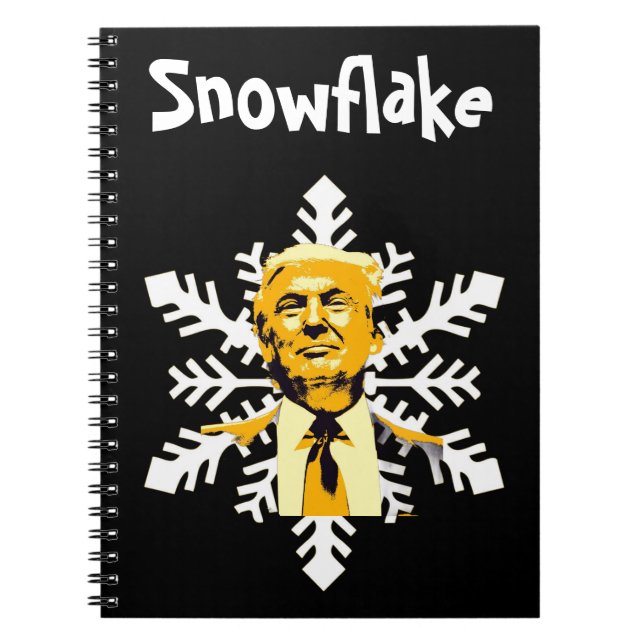 Trump/Snowflake Notebook Notizblock (Vorderseite)
