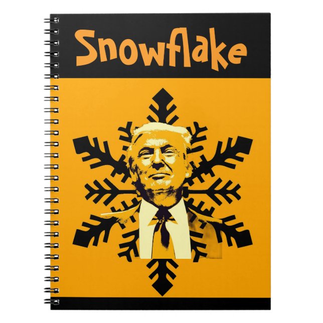 Trump/Snowflake Notebook Notizblock (Vorderseite)