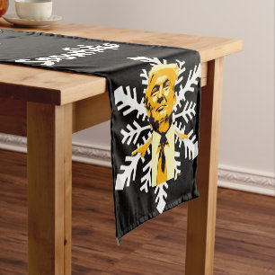 Trump/Snowflake Table Runner Kurzer Tischläufer