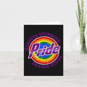 Trump soll Stubborn Orange Stains Pride entfernen Karte