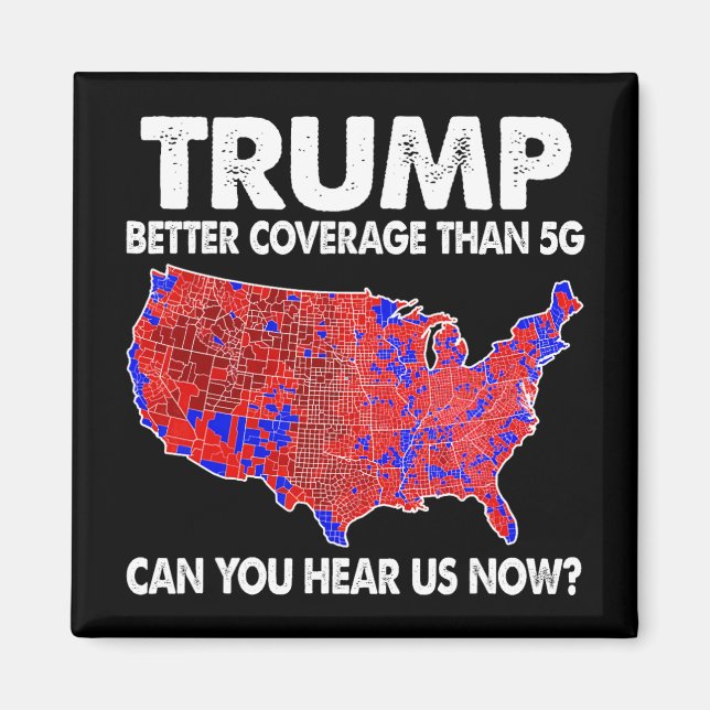 Trump sollte besser abdecken als 5 g Karte Trump 5 Magnet (Vorne)