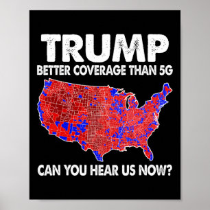 Trump sollte besser abdecken als 5 g Karte Trump 5 Poster