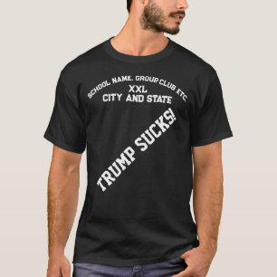Trump Sportliche Sportvorlage Stadt Bundesland Sch T-Shirt