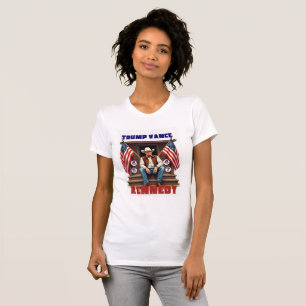 Trump Squad Vance Kennedy 45 47 USA Flag erobern T-Shirt