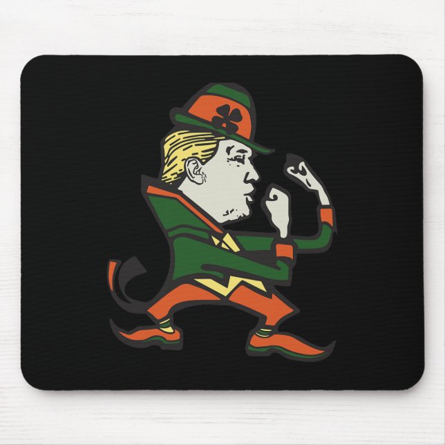 Trump St. Paddy's Funny Trump St Patrick's Day  Mousepad (Vorne)