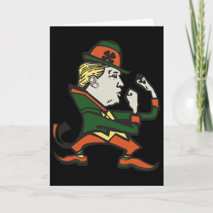 Trump St. Paddy's Lustiger Trump St Patrick's Day  Karte