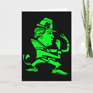 Trump St. Paddy's Lustiger Trump St Patrick's Day Karte