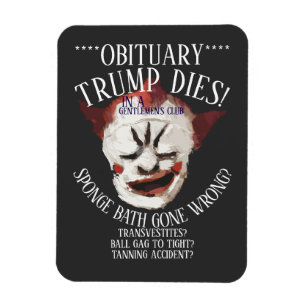 TRUMP STIRBT BALLKNEBEL GENTLEMEN'S CLUB UNFALL MAGNET