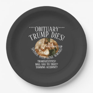 TRUMP STIRBT BALLKNEBEL GENTLEMEN'S CLUB UNFALL PAPPTELLER