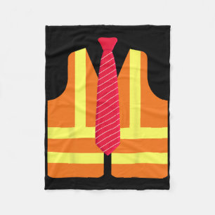 Trump stolz darauf, Garbyge Hi-vis-Weste rote Kraw Fleecedecke