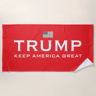 Trump Strandtuch - Behalt America Great
