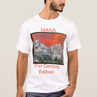 Trump sur le T-shirt Mt Rushmore