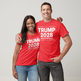 Trump-T - Shirt 2028 - Die Regeln patriotisch umsc