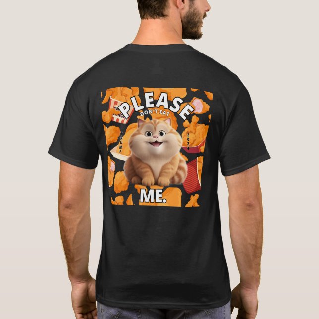 Trump-T - Shirt: "Iss mich bitte nicht." T-Shirt (Rückseite)