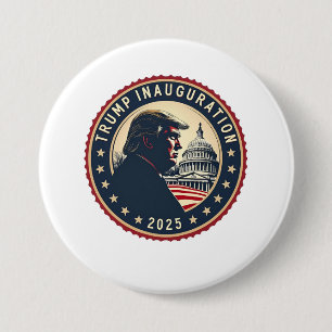 Trump: Tag der Amtseinführung 2025 - Proud Maga Button