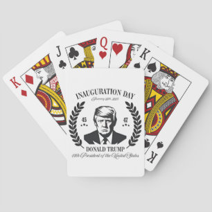 Trump: Tag der Amtseinführung 2025 - Proud Maga Spielkarten
