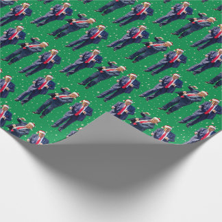 Trump Tance Wrapping Paper | Santa Trump Gift Wrap Geschenkpapier