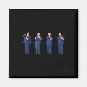 Trump Tanz 4. Juli Trump 2025 Magnet