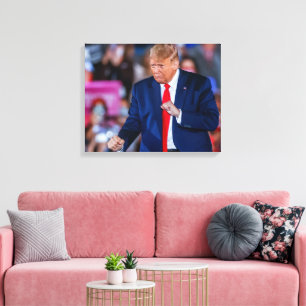 Trump Tanz Lustig Leinwanddruck