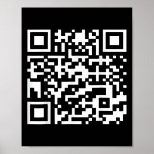 Trump-Tanz-Troll-QR-Lustiger Präsident Trump-Tanz- Poster